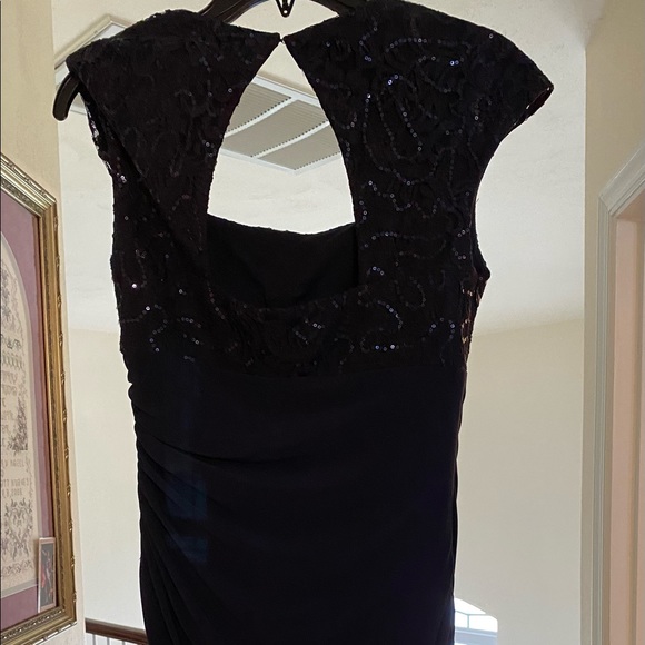 Navy blue ball gown - Picture 2 of 6
